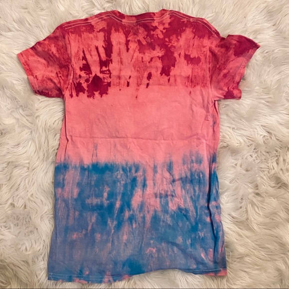 🔥HOST PICK🔥Homemade Tie Dye Red Blue T Shirt - Picture 2 of 2